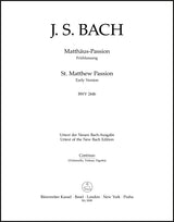 Bach: St. Matthew Passion, BWV 244b