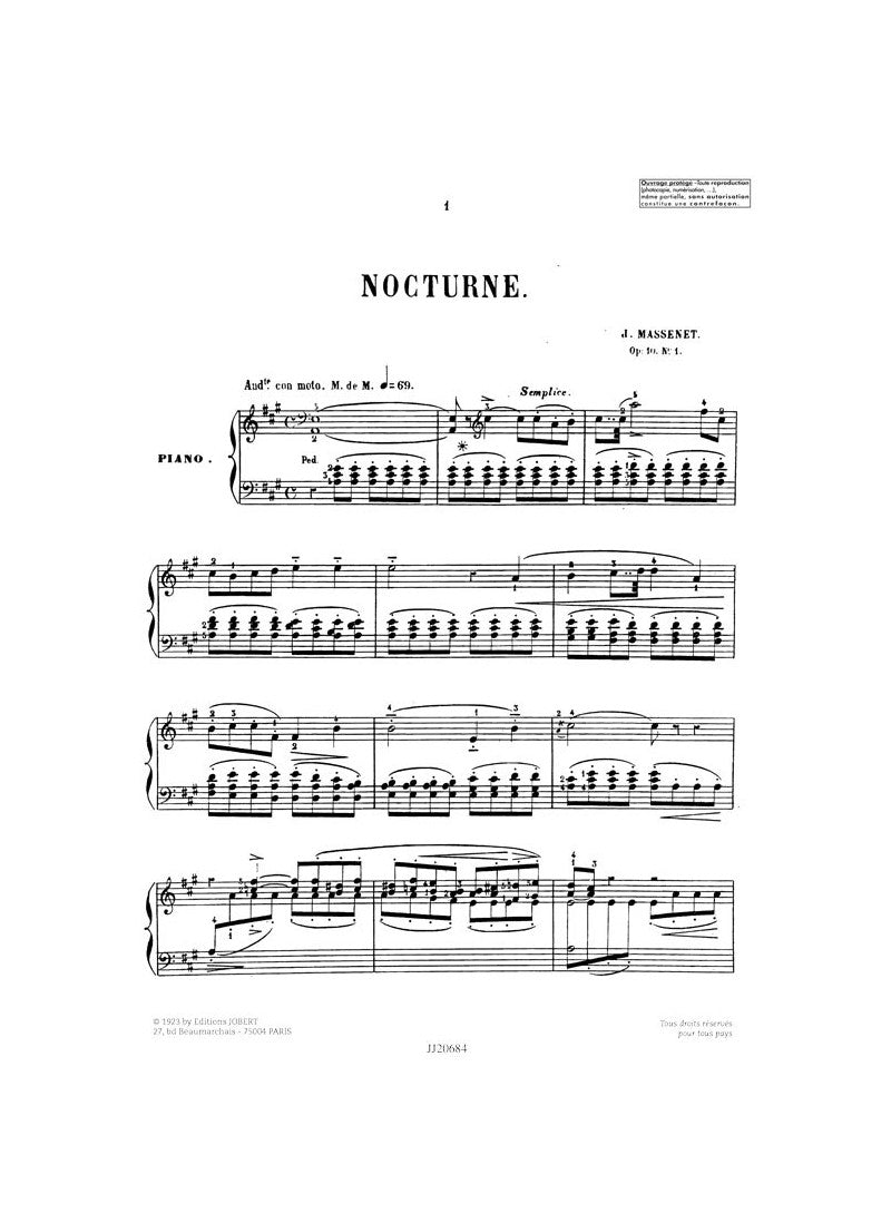 Massenet: 10 Pièces de genre, Op. 10