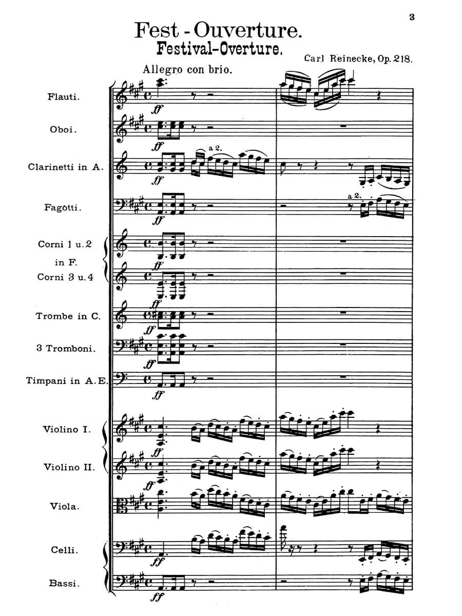 Reinecke: Festival Overture, Op. 218