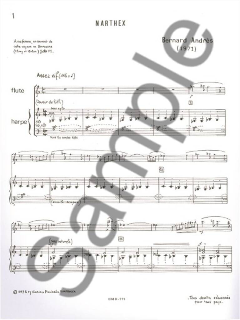Andrès: Narthex