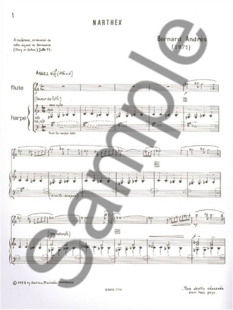 Andrès: Narthex