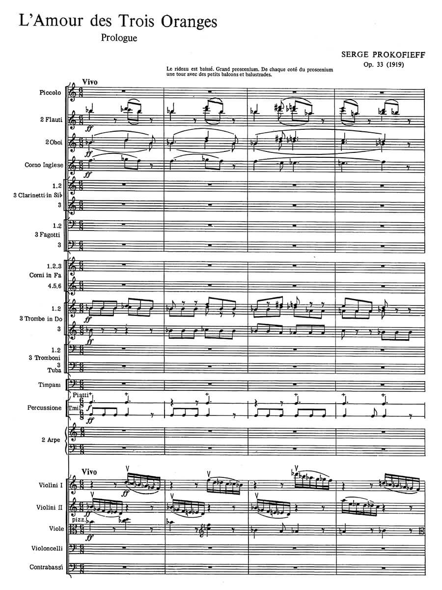 Prokofiev: L'amour des trois oranges, Op. 33