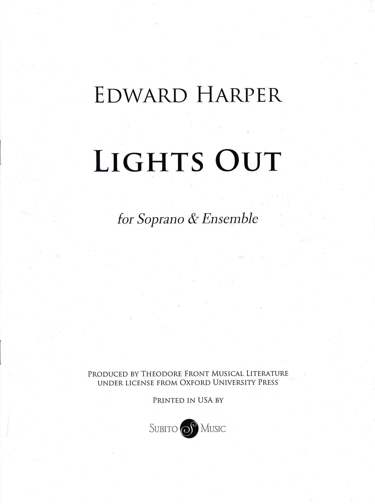 Harper: Lights Out