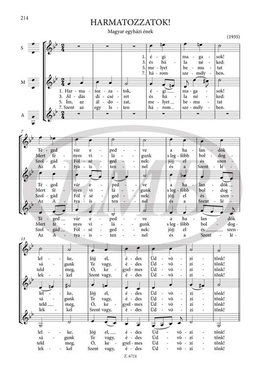 Kodály: Choral Works for Children's and Female Voices