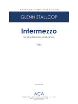 Stallcop: Intermezzo (Version for Double Bass & Piano)