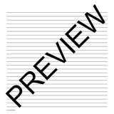 Manuscript Paper: Guitar Lesson Book