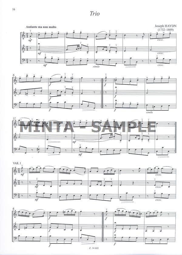 Classical String Trios