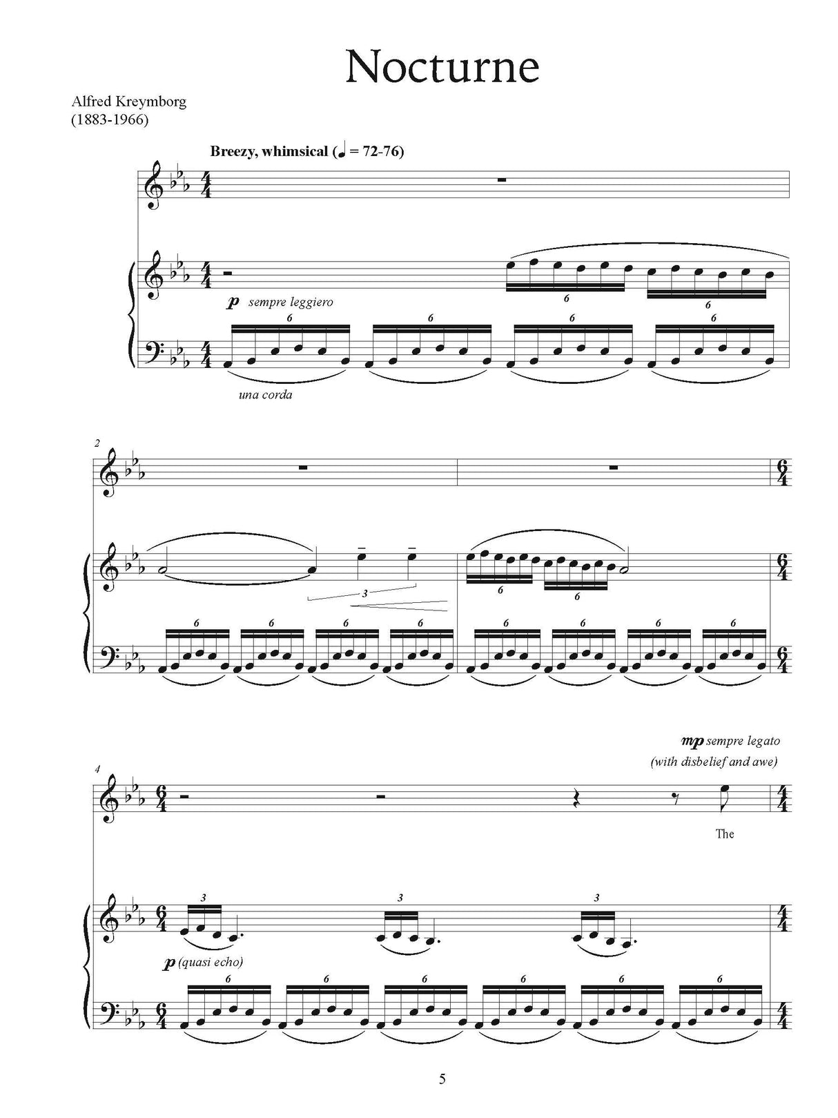 Ardizzoia: Three Little Songs, Op. 65