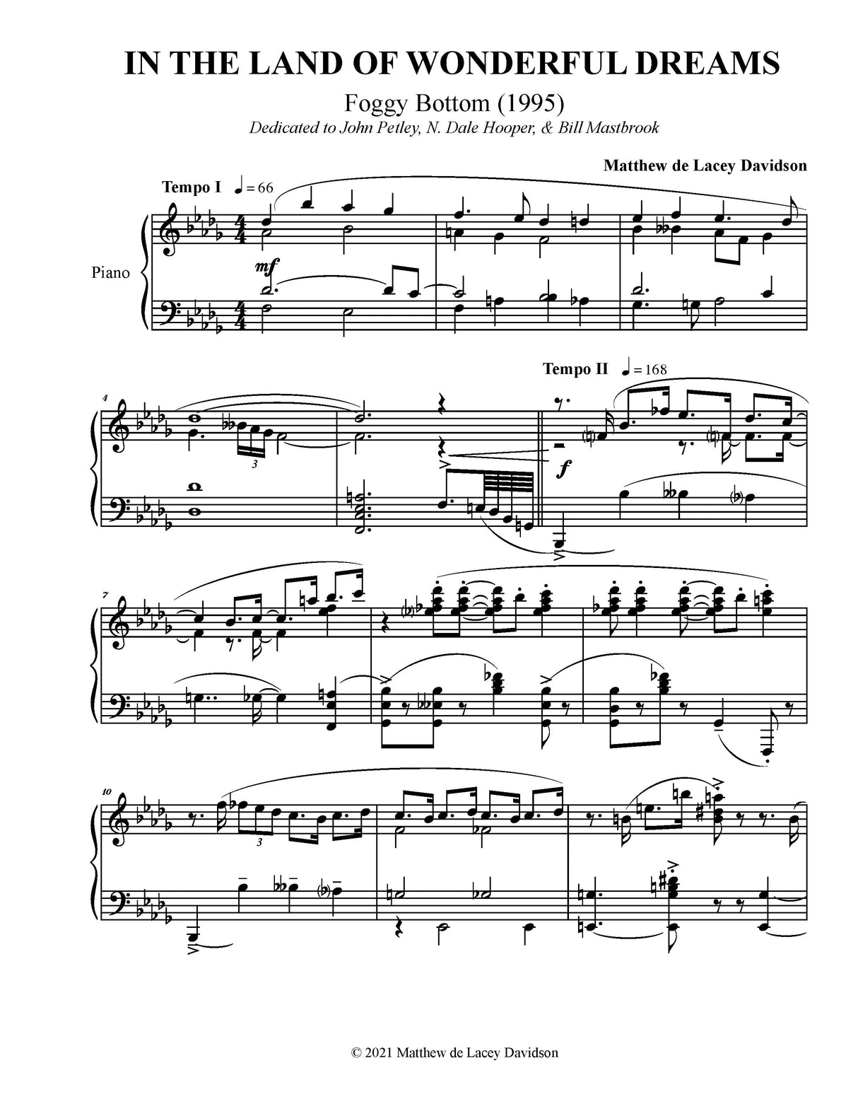 Davidson: In the Land of Wonderful Dreams