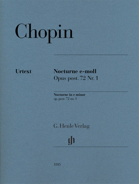 Chopin: Nocturne in E Minor, Op. posth. 72, No. 1 – Ficks Music