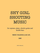 Mazzoli: Shy Girl Shouting Music