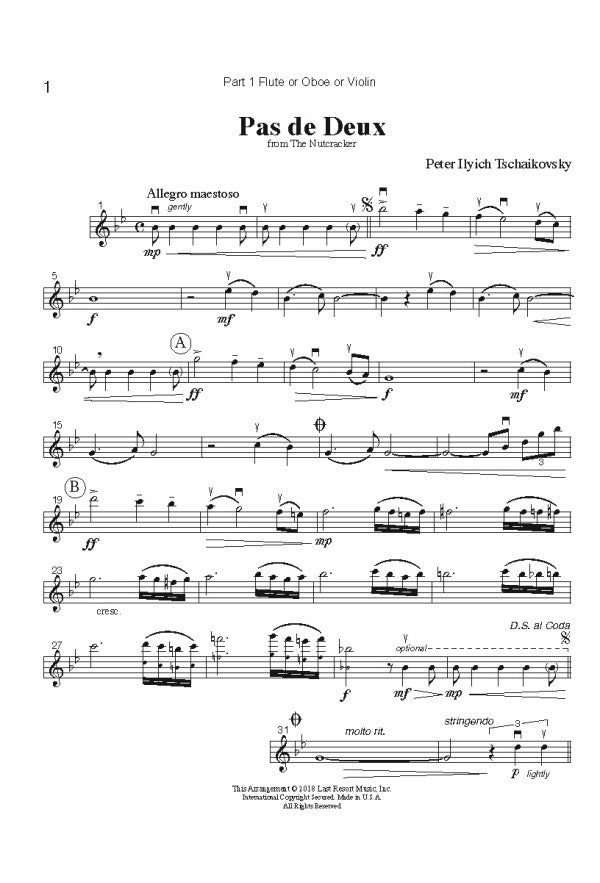 Music for Three - The Nutcracker - Set 1