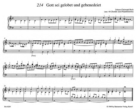 Chorale Preludes for the Protestant Hymnbook - Volume 4