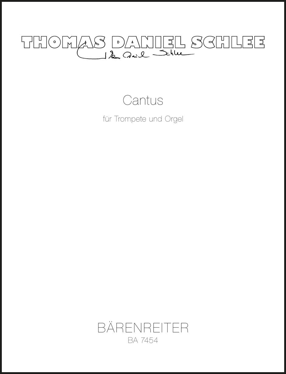 Schlee: Cantus