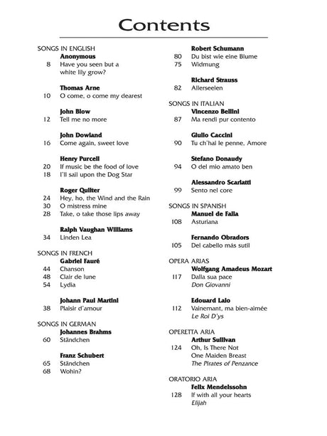 Standard Vocal Literature – Tenor