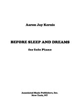 Kernis: Before Sleep and Dreams