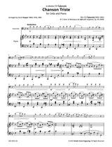 Tchaikovsky: Chanson Triste, Op. 40, No. 2 (arr. for cello and piano)