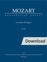 Mozart: Le nozze di Figaro, K. 492