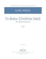 Weigl: To Baby Christine