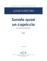 Karchin: Sonata quasi un capriccio