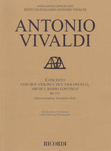Vivaldi: Concerto for 2 Violins and 2 Cellos, RV 575