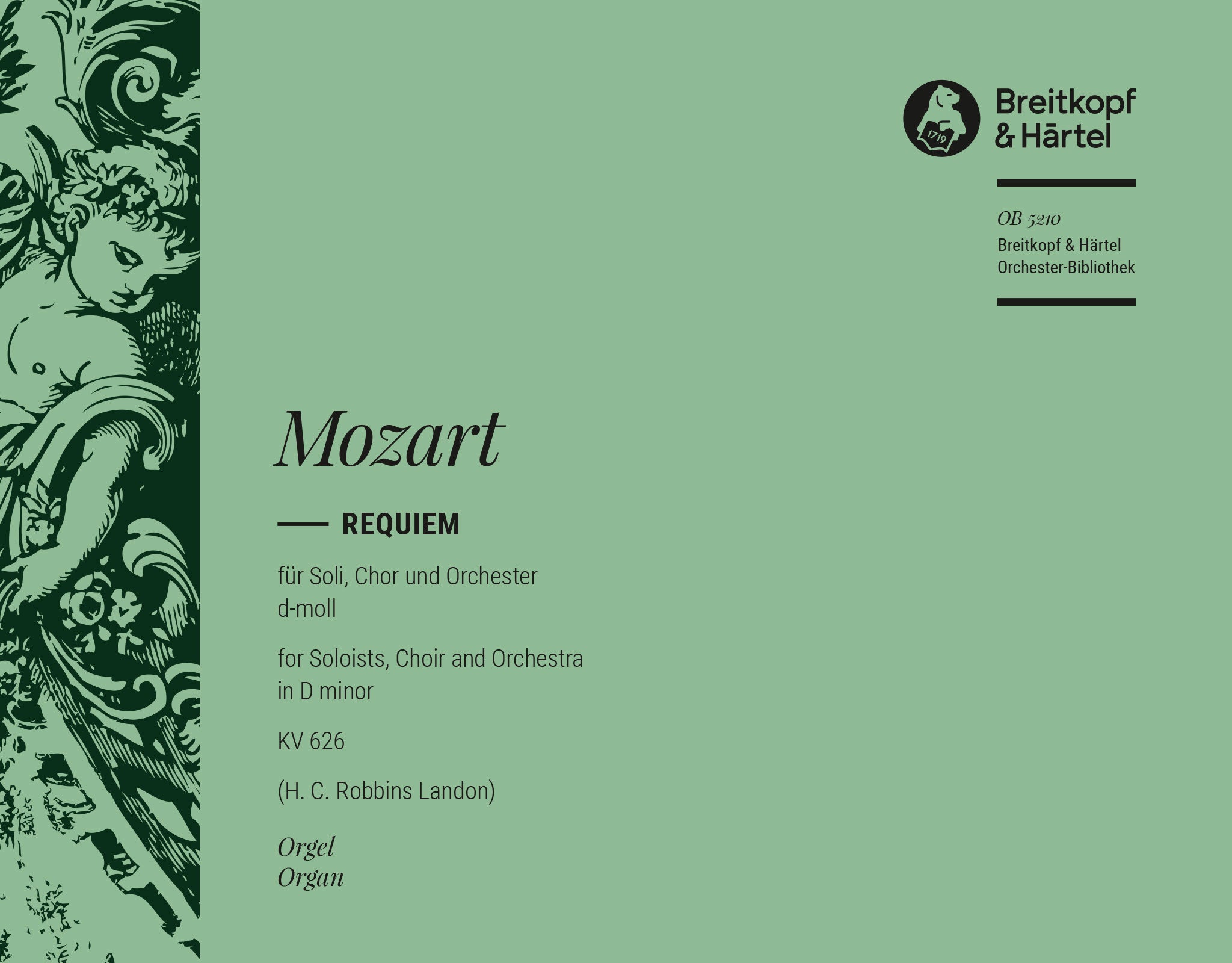 Mozart: Requiem, K. 626 - completed by Landon – Ficks Music