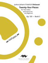 Dotzauer: Twenty-four Pieces, Op. 159 (Book 5)