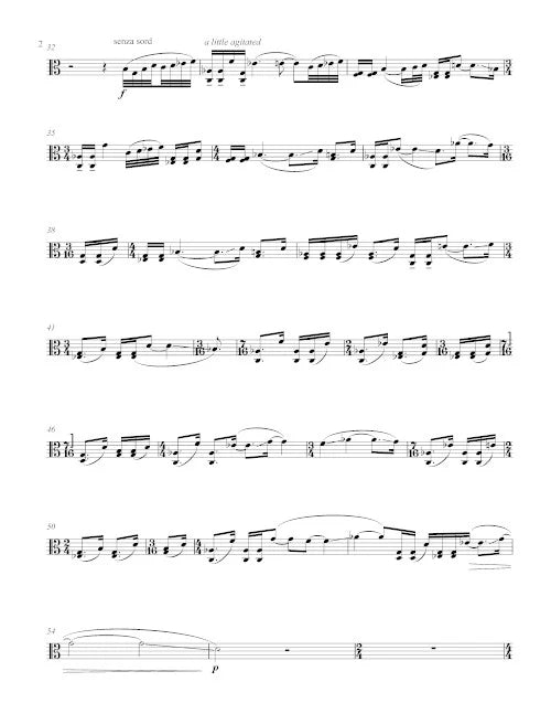 Mazzoli: Dissolve, O My Heart (Version for Viola)