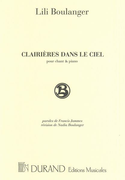 L. Boulanger: Clairières dans le ciel