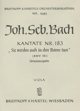 Bach: Sie werden euch in den Bann tun, BWV 183