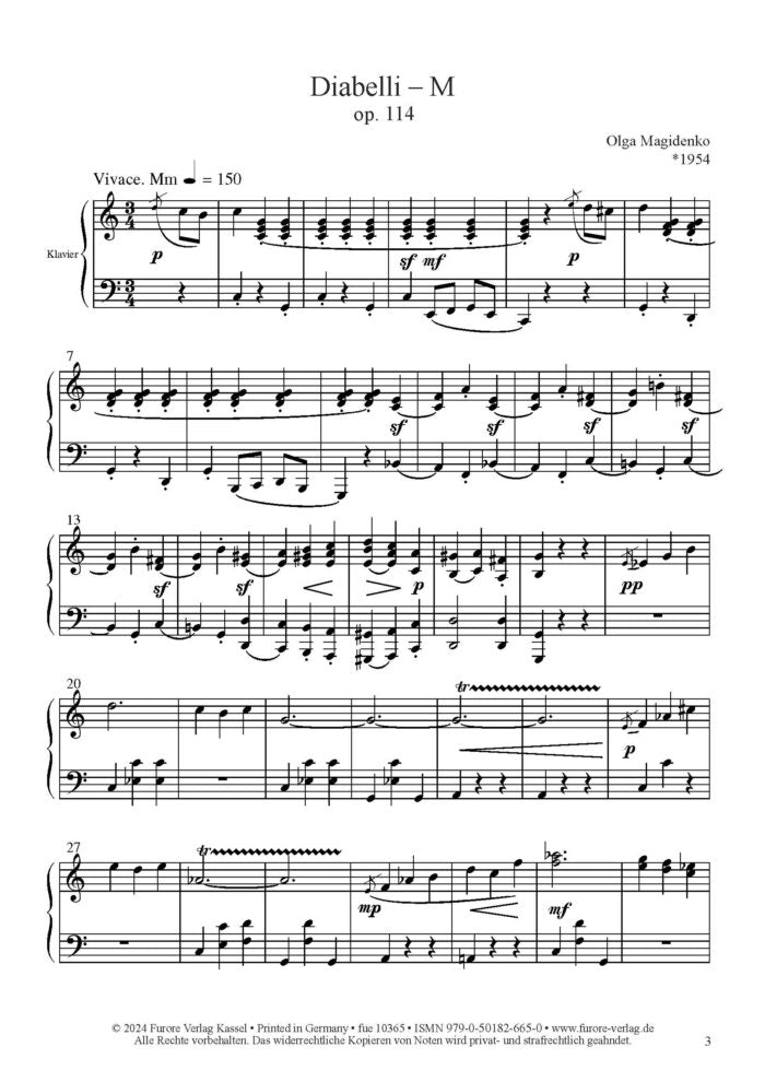 Magidenko: Diabelli – M, Op. 114