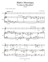 H.L. Adams: Vocal Selections from Blake