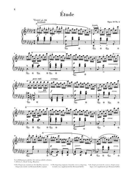 Chopin: Etude in G-flat Major, Op. 10, No. 5