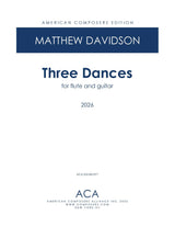 Davidson: 3 Dances