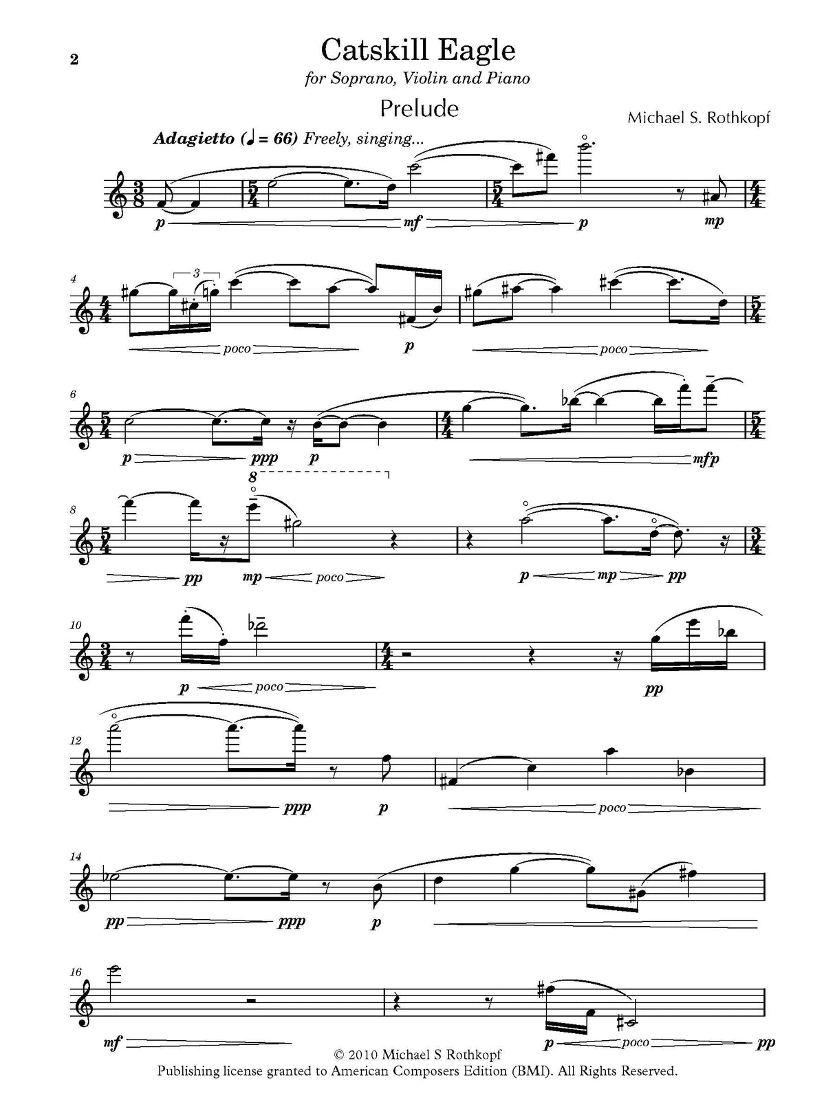 Rothkopf: Catskill Eagle