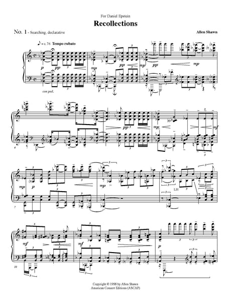 Shawn: Recollections