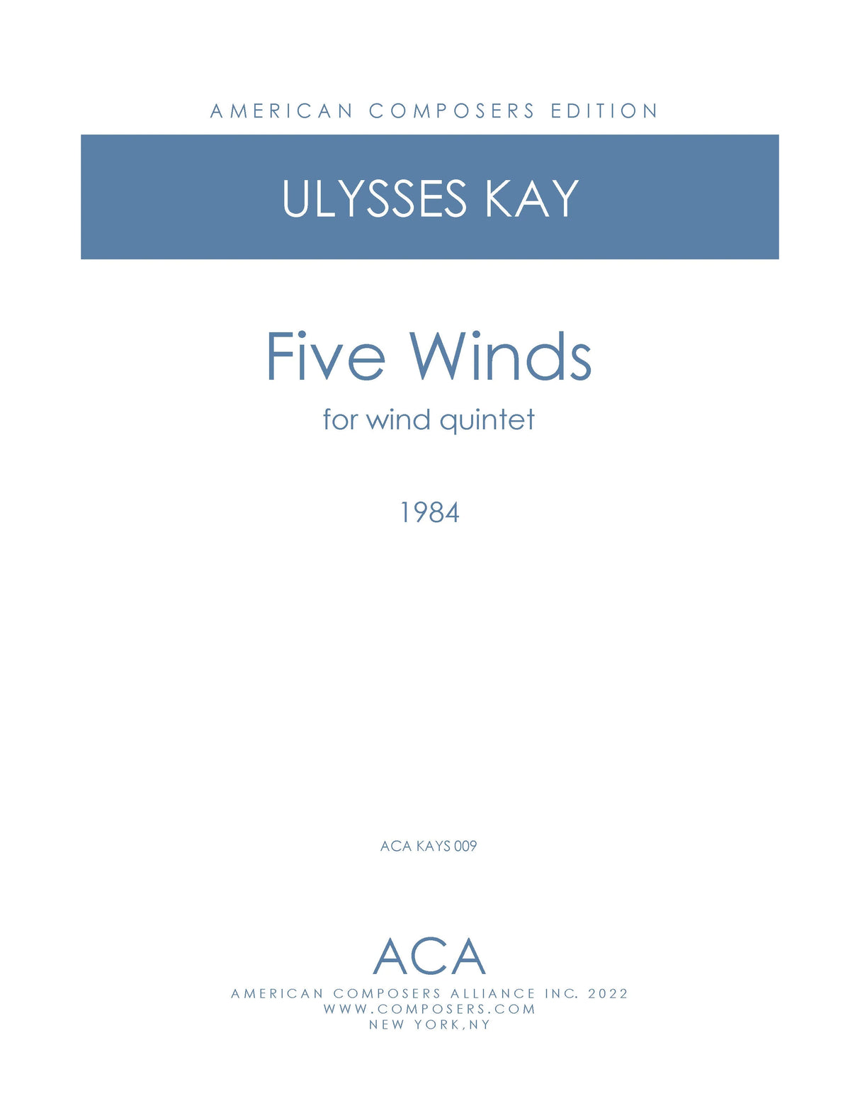 Kay: Five Winds
