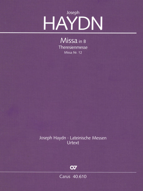 Haydn: Missa in B-flat Major, Hob. XXII:12