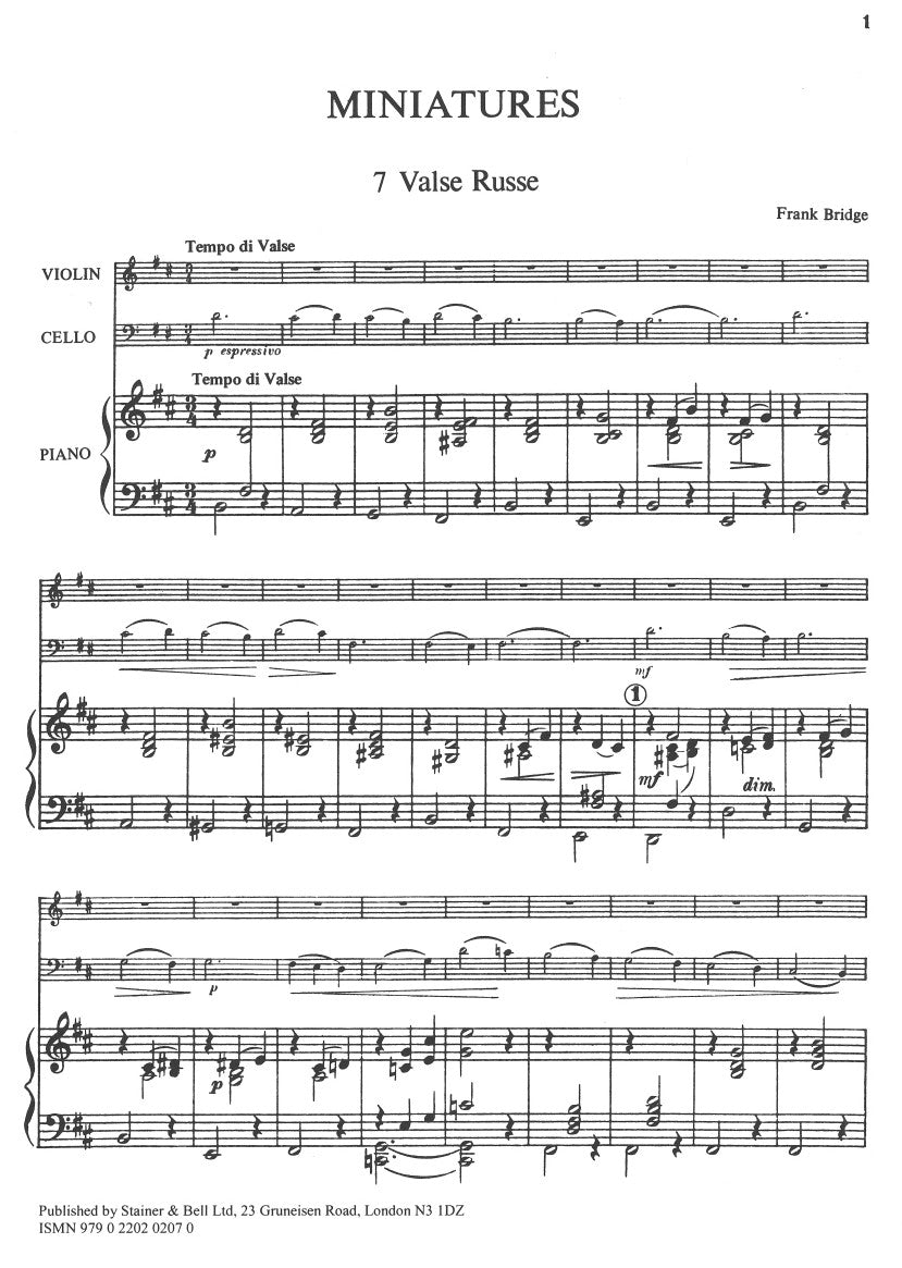 Bridge: Miniatures - Set 3 (Nos. 7-9)