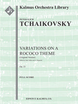Tchaikovsky: Variations on a Rococo Theme, Op. 33