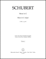 Schubert: Mass in C Major, D 452, Op. 48