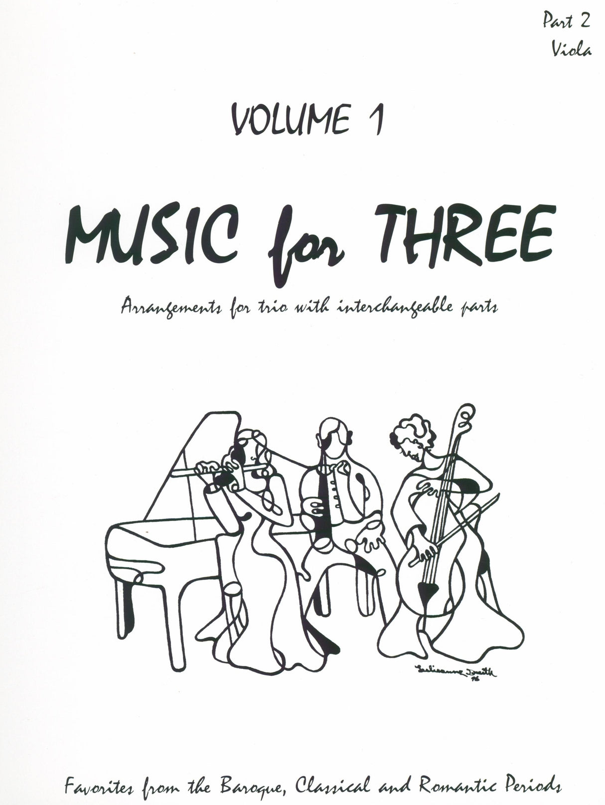 Music for Three - Volume 1 (for string trio or mixed trio)