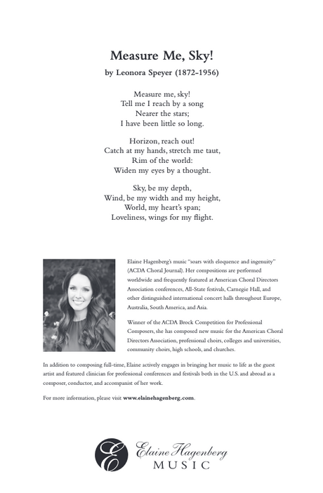 Hagenberg: Measure Me, Sky!