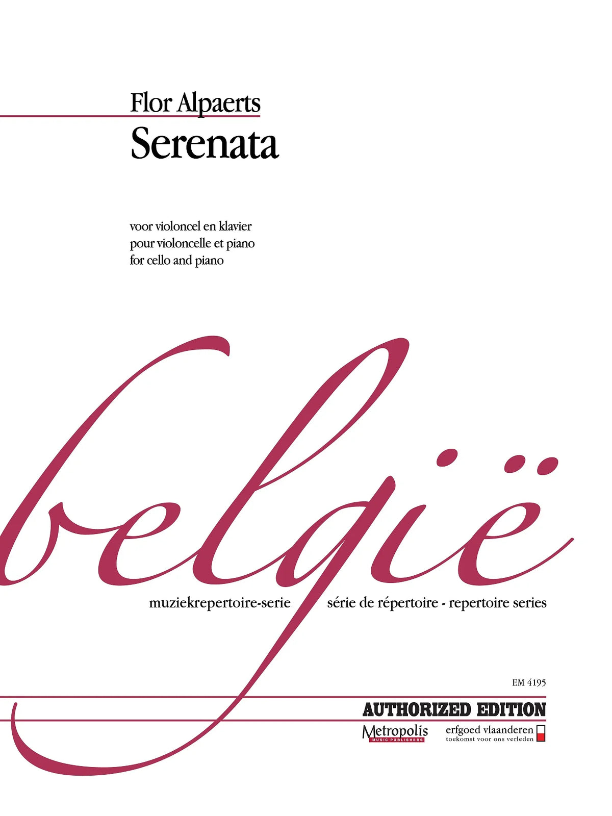 Alpaerts: Serenata