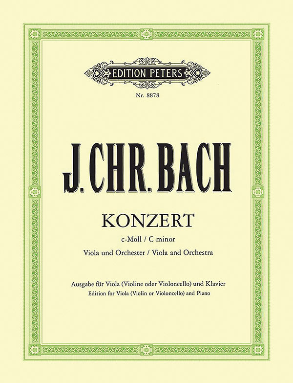 J.C. Bach: Viola Concerto in C Minor