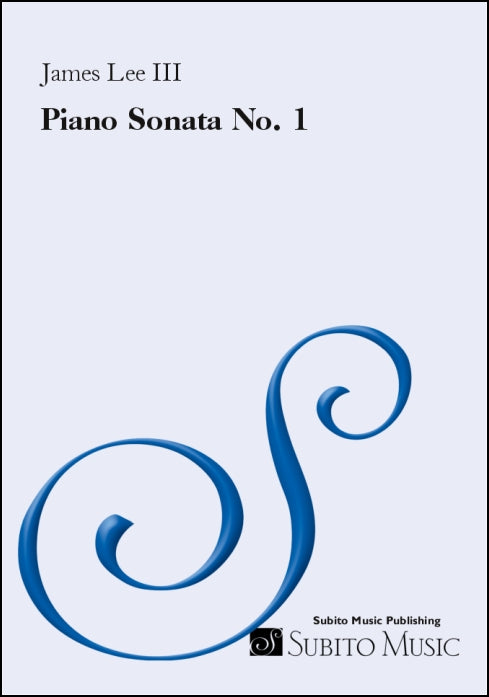 Lee III: Piano Sonata No. 1