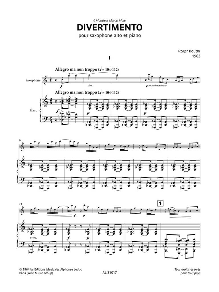 Boutry: Divertimento
