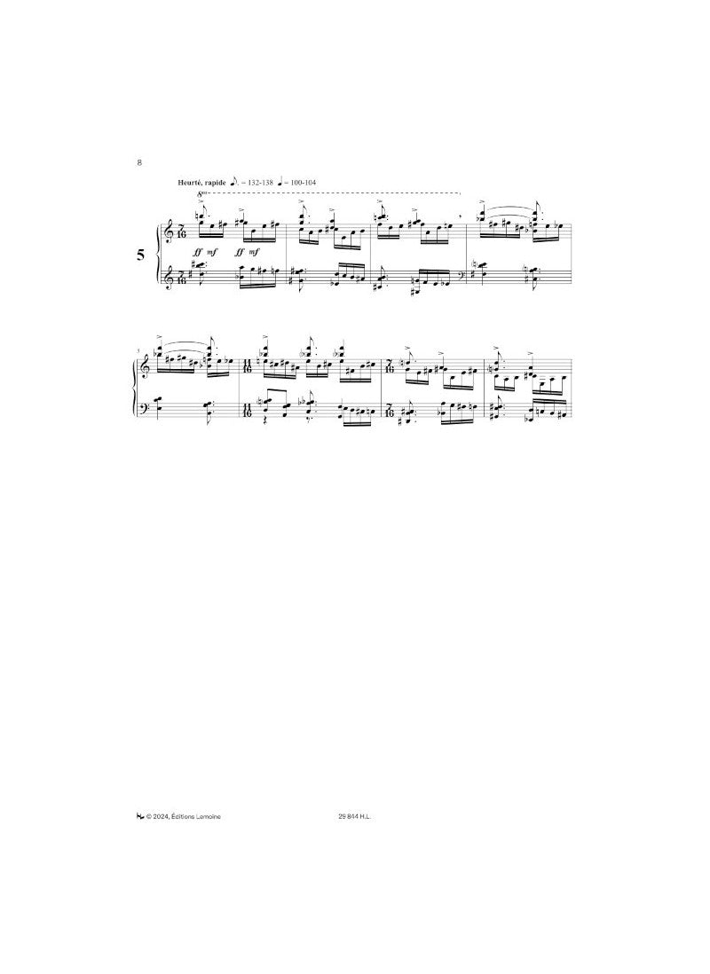 Lejet: 5 Pièces brèves