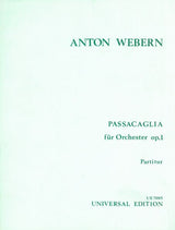 Webern: Passacaglia, Op. 1