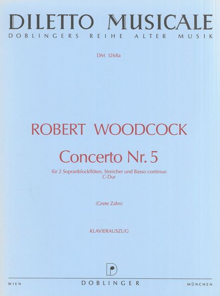 Woodcock: Recorder Concerto No. 5 in C Major
